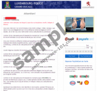 Luxembourg Police Grand-Ducale Virus
