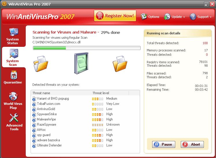 WinAntiVirus Pro 2007